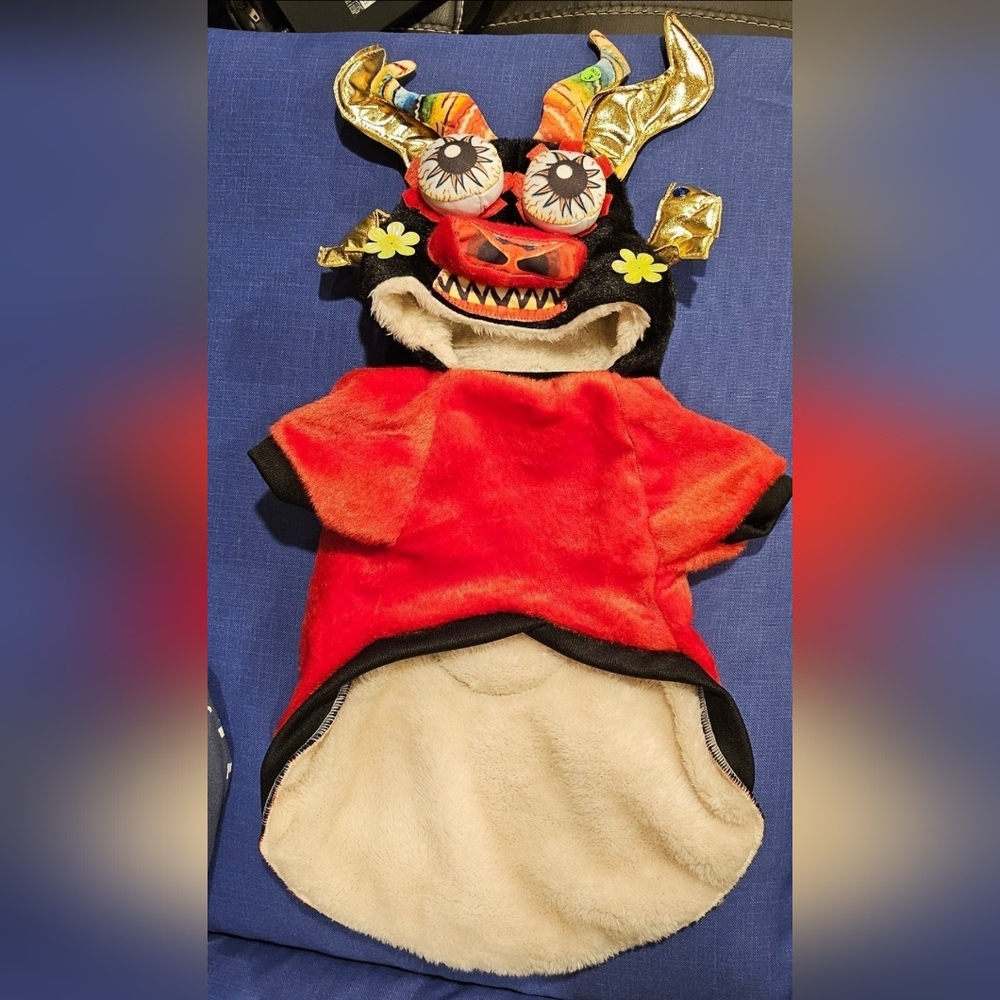 Halloween Carnival Party Diablada Devil Bolivia Dance Dog Costume Size 3 small